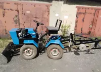 Мини-трактор самодельный, переломка, 4WD