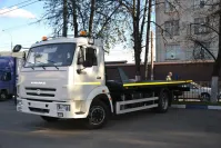 Новый КАМАЗ 4308 эвaкуатор со сдвижной платфoрмoй