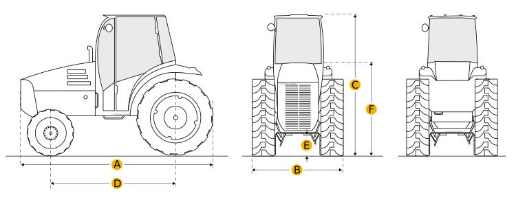 Схема 2WD Трактор