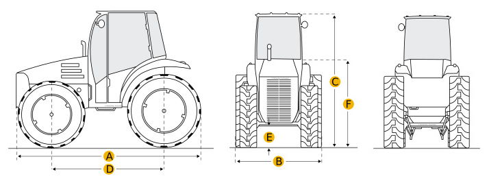 Схема Трактор MFWD