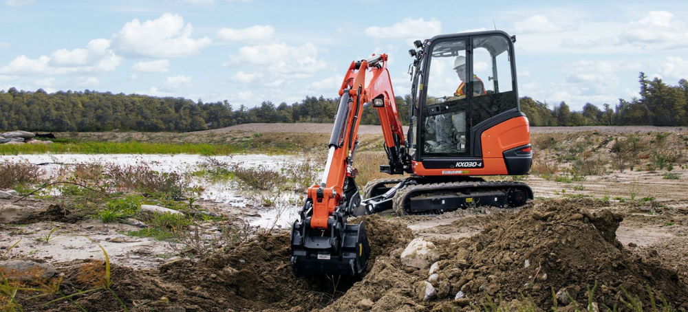 Мини экскаватор Kubota KX030-4