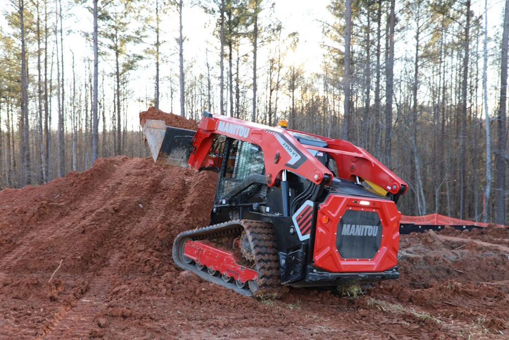 Гусеничный мини-погрузчик Manitou