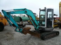 Мини экскаватор бу Kobelco SK-35SR из Японии