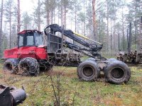 Форвардер VALMET 860.3, 2008 г., цепи, гусеницы