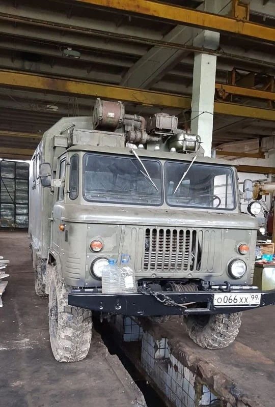 ГАЗ-66, мотор и колеса от БРДМ