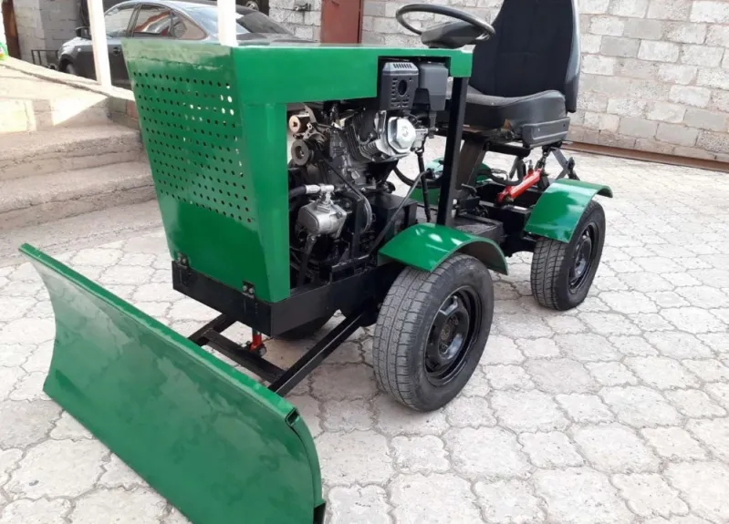 Гидравлика на мини-трактор, сделанный своими руками