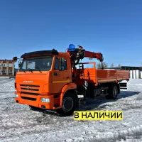 Новый КАМАЗ 43253 бортовой с КМУ
