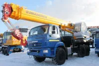 Автокран 25 тонн Ивановец КС-45717К-3Р на шасси КАМАЗ-43118