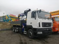 Бортовой автомобиль МАЗ 6312с5 с корейским манипулятором DONG YANG RS 1926