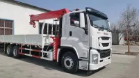 Бортовой грузовик на шасси ISUZU 6x4 c КМУ г/п 10 т, новый