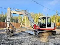 Японский мини-экскаватор габаритный Takeuchi TB1140 б у