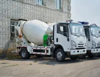 Автобетоносмеситель на шасси ISUZU 4х2 с бочкой 3 куба